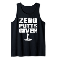 Zero Putts Given Funny Golf Tank Top — T-shirts pour hommes