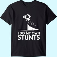 Do My Own Stunts Golf Cart Funny Broken Bone Driver Gift T-shirt