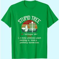 Stupid Tree Disc Golf Vintage T-shirt