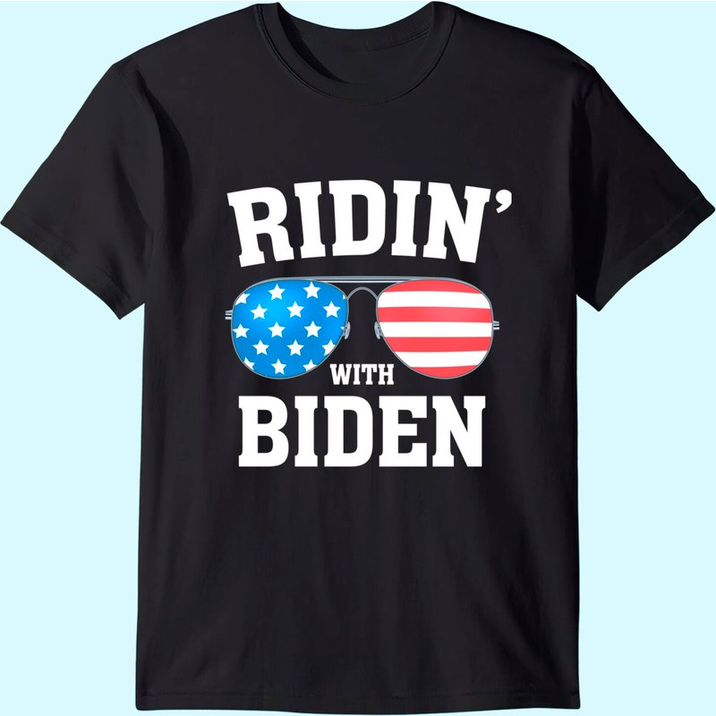 Joe Biden Kamala Harris 2020 - Ridin' With - Liberal T-shirt — T-shirts pour hommes