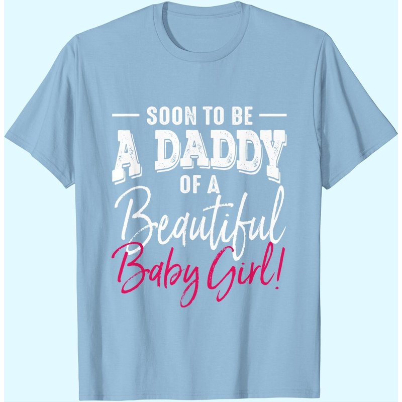 Mens Soon To Be A Daddy Baby Girl Expecting Father Gift T-shirt — T-shirts pour hommes