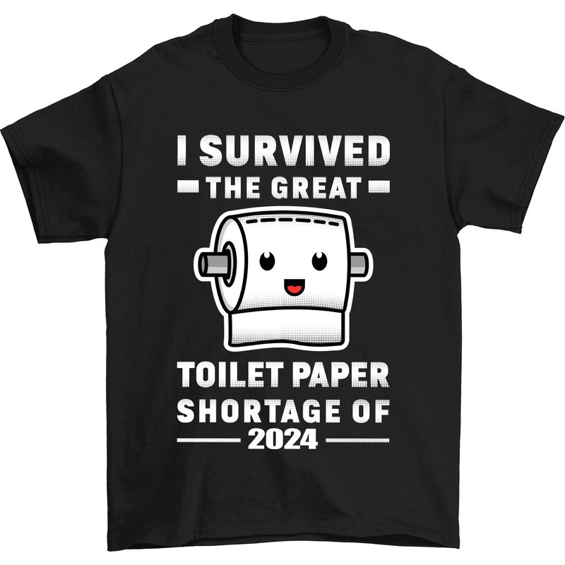 I Survived The Great Toilet Paper Shortage Of 2023 T-shirt — T-shirts pour hommes