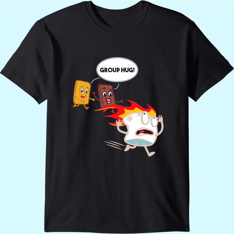 Smores S'mores Marshmallow Camping Roasting Bonfire T-shirt