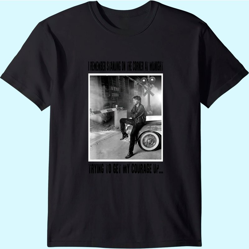 Graphic Bob Idol Seger Quote Music - Design Arts Distressed T-shirt — T-shirts pour hommes