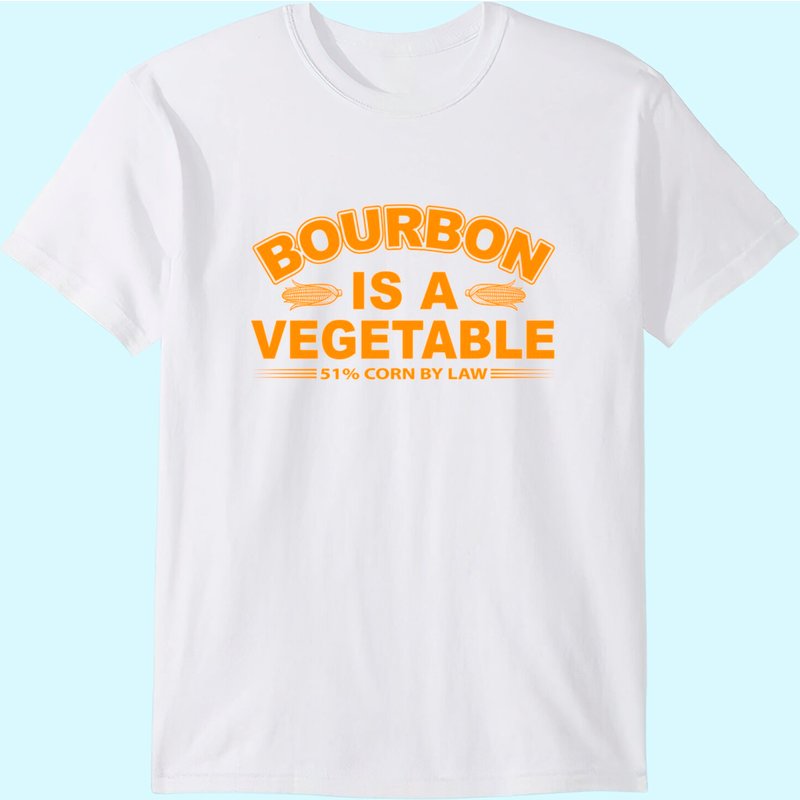 Bourbon Is A Vegetable Whiskey Bourbon Drinking T-shirt — T-shirts pour hommes