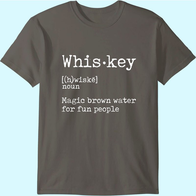 Whiskey Definition Magic Brown Water For Fun People T Shirt T-shirt — T-shirts pour hommes