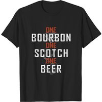 One Bourbon One Scotch Beer Tee — T-shirts pour hommes