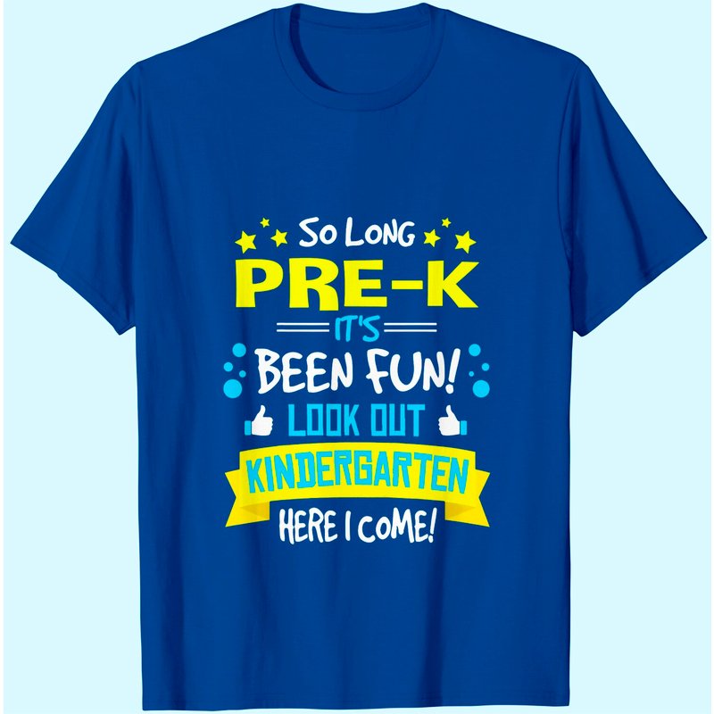 Kids So Long Pre-k Kindergarten Here I Come Graduation Gifts T-shirt — T-shirts pour hommes