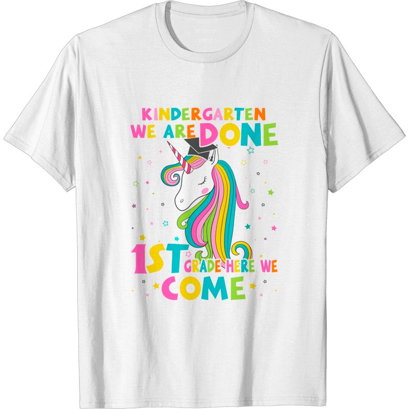 Kindergarten Graduation Magical Unicorn Gift T-shirt