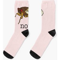 Cicada Unisex Socks Nope