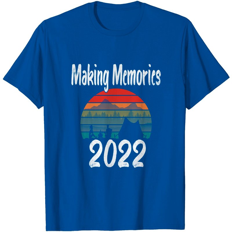Making Memories 2022 Family Vacation Hiking Camping Trip T-shirt — T-shirts pour hommes