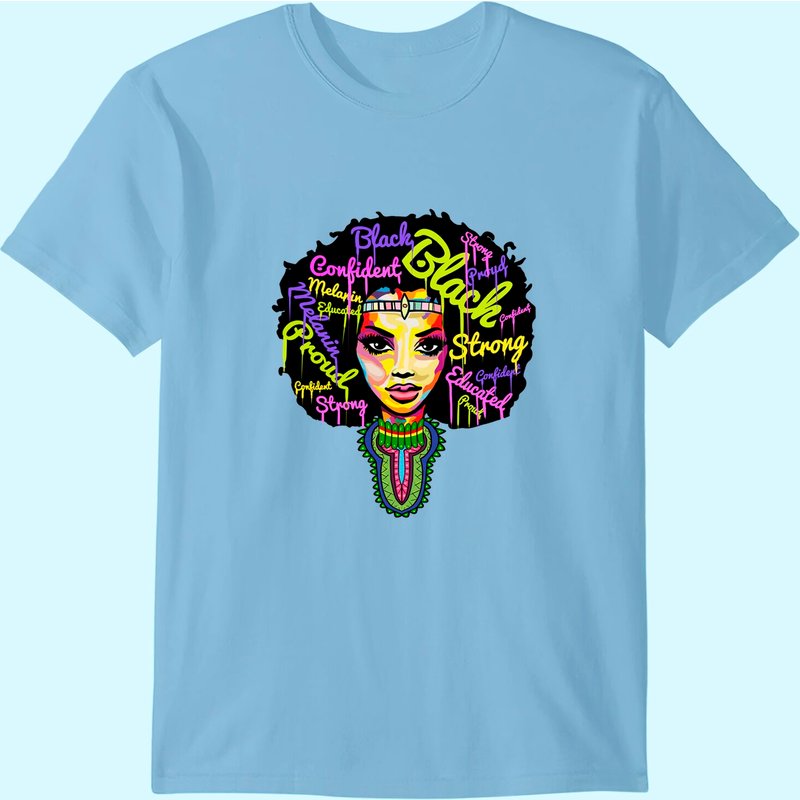 Strong African Queen Shirts For Women - Proud Black History T-shirt — T-shirts pour hommes