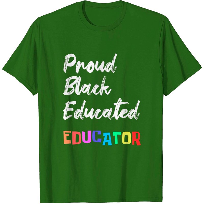 Proud Black Pretty Educated Educator Petty Queen Women Gift T-shirt — T-shirts pour hommes
