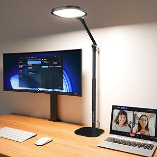 LitONES Led Desk Lamp for Home Office with Base and 50 Light Modes