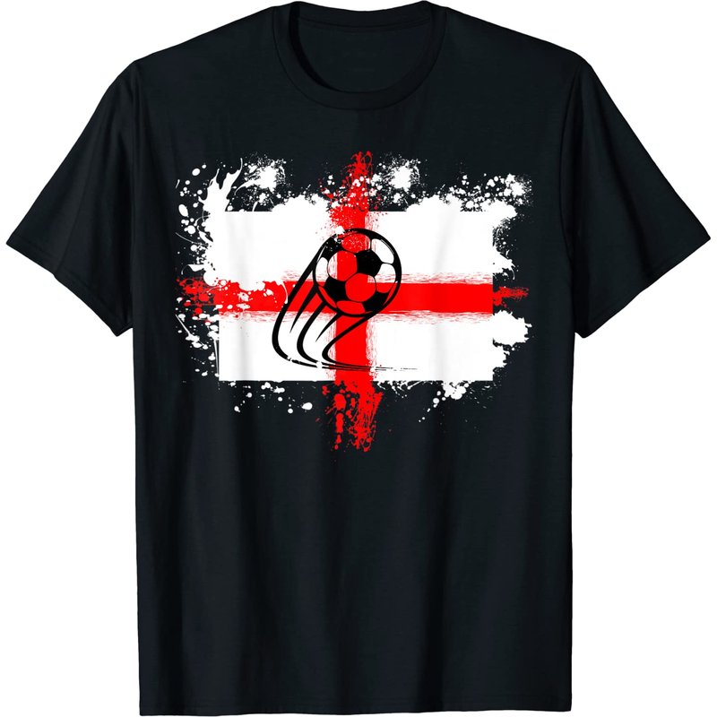 Euro 2024 Men's T Shirt England Flag Football Fans Design — T-shirts pour hommes