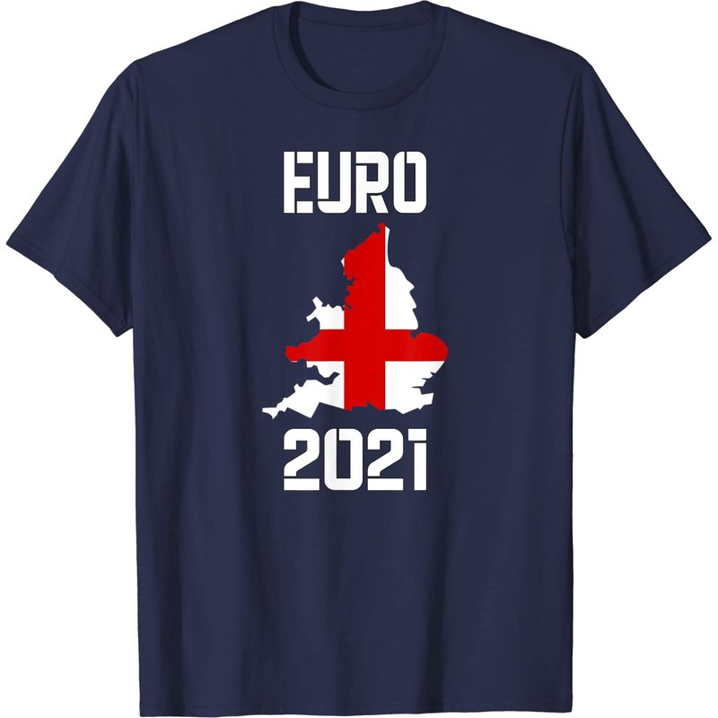 Euro 2024 Men's T Shirt England Football Country Team Flag