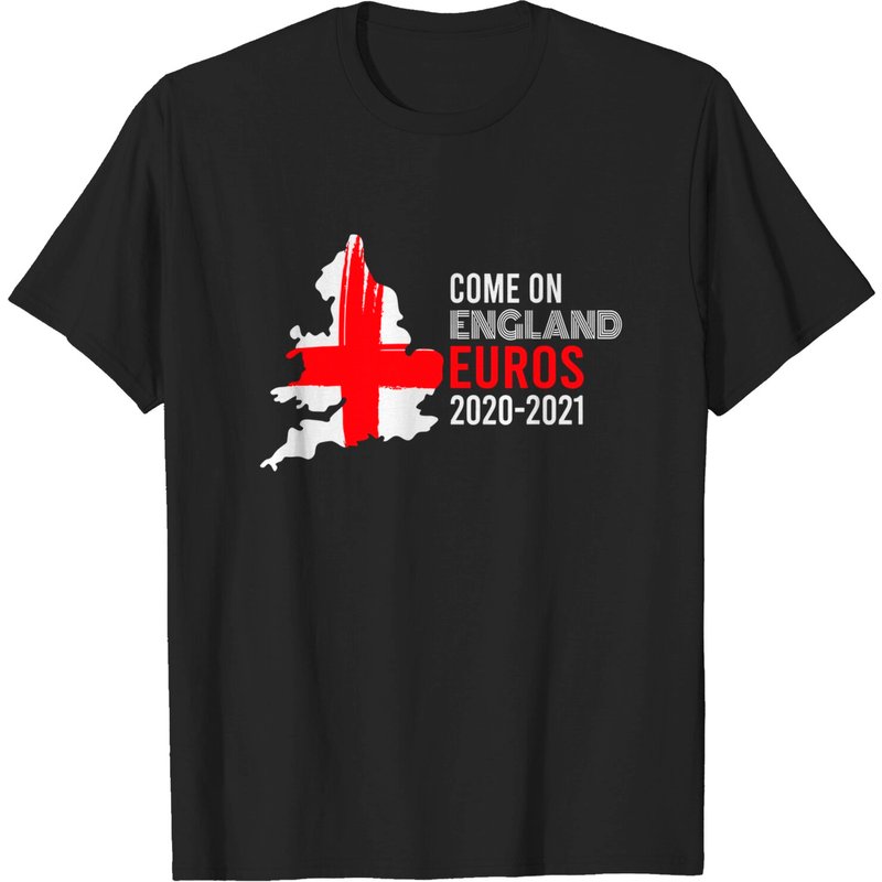 Euro 2024 Men's T Shirt Come On England Fans Graphic Design — T-shirts pour hommes