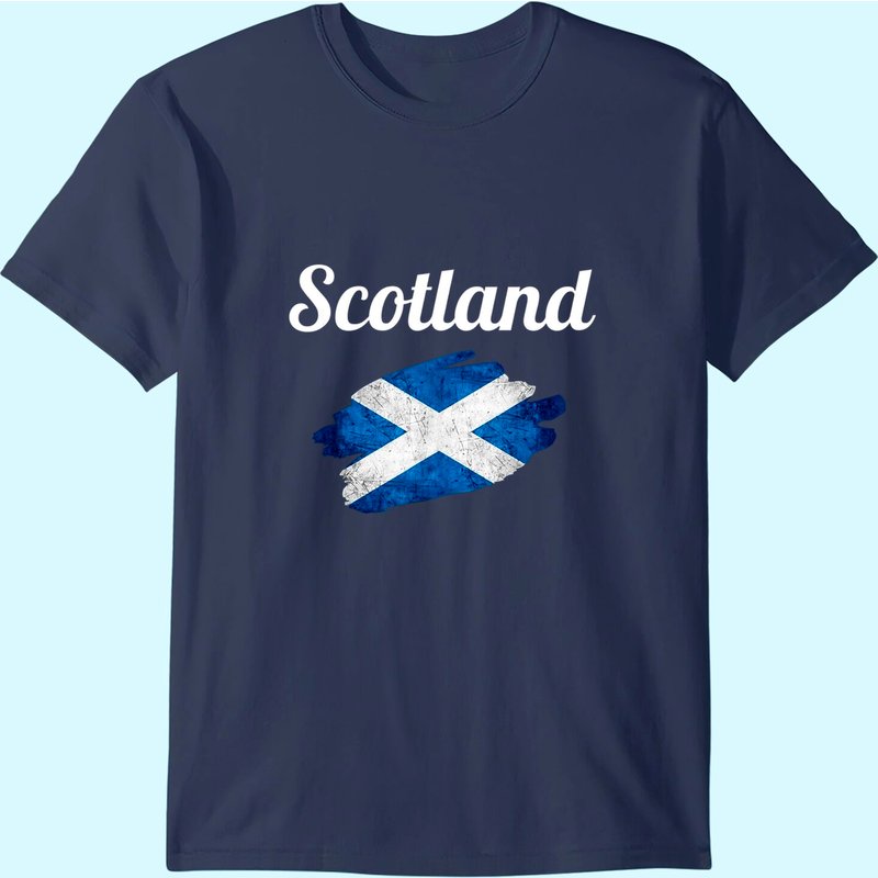 Euro 2024 Men's T Shirt Scotland Fans Vintage — T-shirts pour hommes