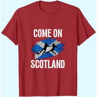 Euro 2024 Men's T Shirt Come On Scotland