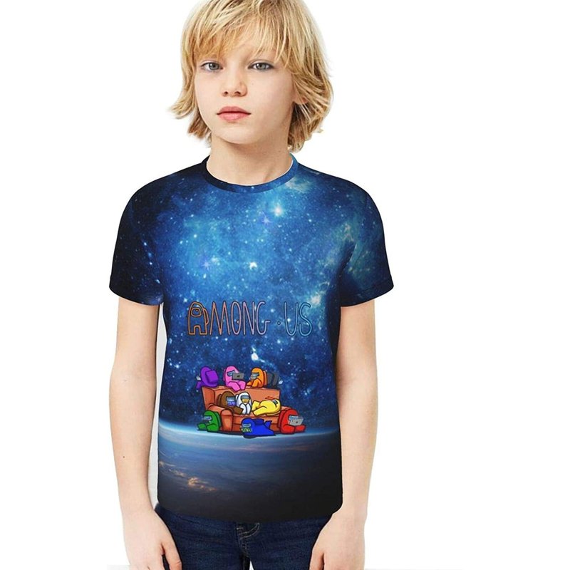 Among Us Kids 3d T Shirt — T-shirts pour hommes