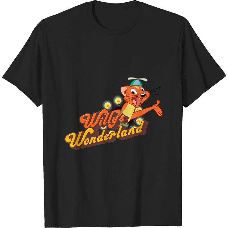 Womens Willy Wonderlands Baby Girl Gift T-shir T-shirt T-shirt — Mens T Shirts