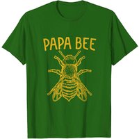 Mens Bee Shirt Papa Dad Father Keeper Keeping Apiarist Hive Gift