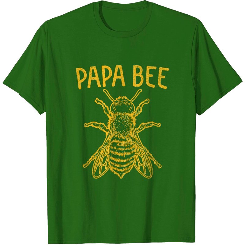 Mens Bee Shirt Papa Dad Father Keeper Keeping Apiarist Hive Gift — Mens T Shirts
