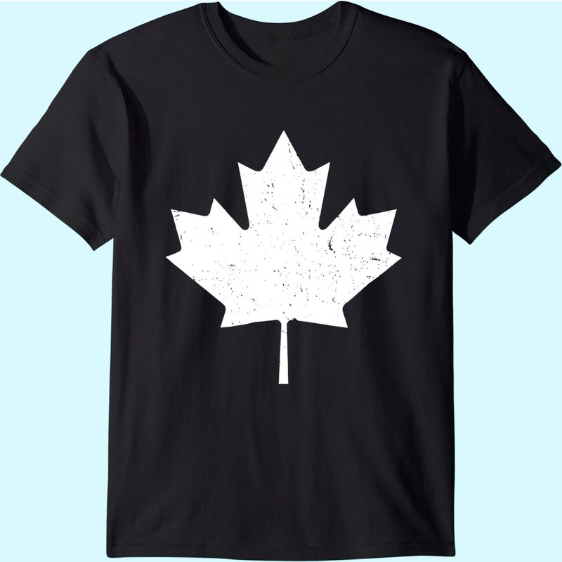 Canada Maple Leaf Vintage T-shirt Canada Day T-shirt — T-shirts pour hommes