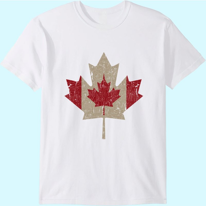 Vintage Canada Flag Shirt Maple Leaf Canadian Pride T-shirt