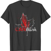 Canada Flag Maple Leaf Canadian Symbol Country Canada T-shirt