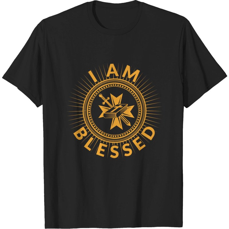 Christerest: I Am Blessed Christian Affirmation Gift T-shirt