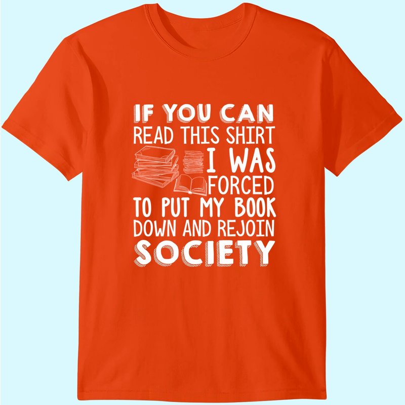 If You Can Read This Book Lovers Novel Reading Funny T-shirt — T-shirts pour hommes