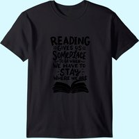 Reading Reader Book Lover Literature Library Month Gift T-shirt