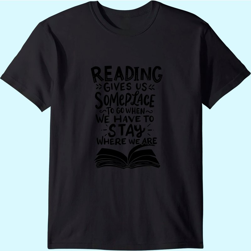 Reading Reader Book Lover Literature Library Month Gift T-shirt — T-shirts pour hommes