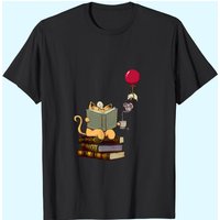 Kittens, Cats, Tea,books And Balloon Gift T Shirt