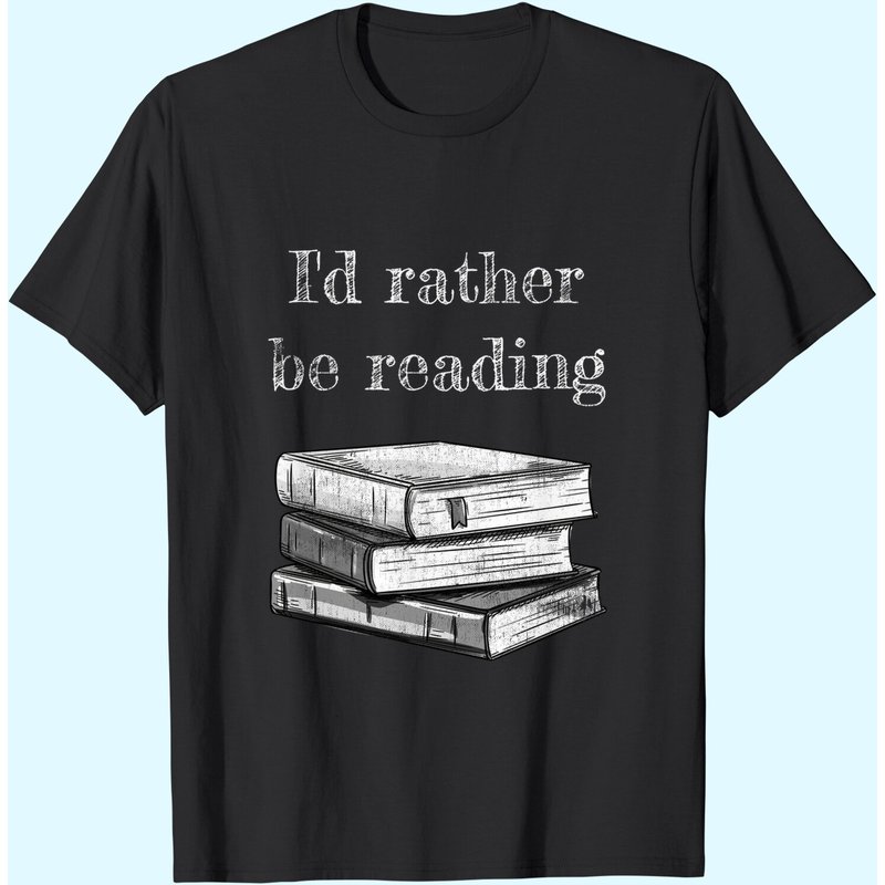 Book Lover - I'd Rather Be Reading T-shirt — T-shirts pour hommes
