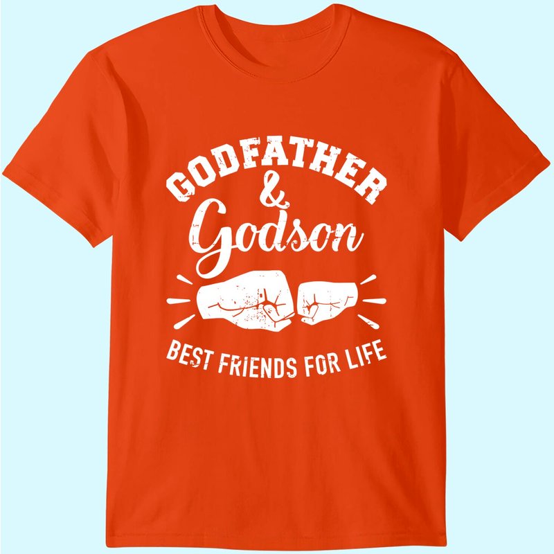 Godfather And Godson Friends For Life T-shirt — T-shirts pour hommes