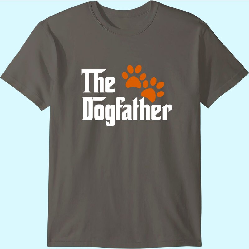 Cool Dog Dad Dog Father Shirt The Dogfather T-shirt — T-shirts pour hommes