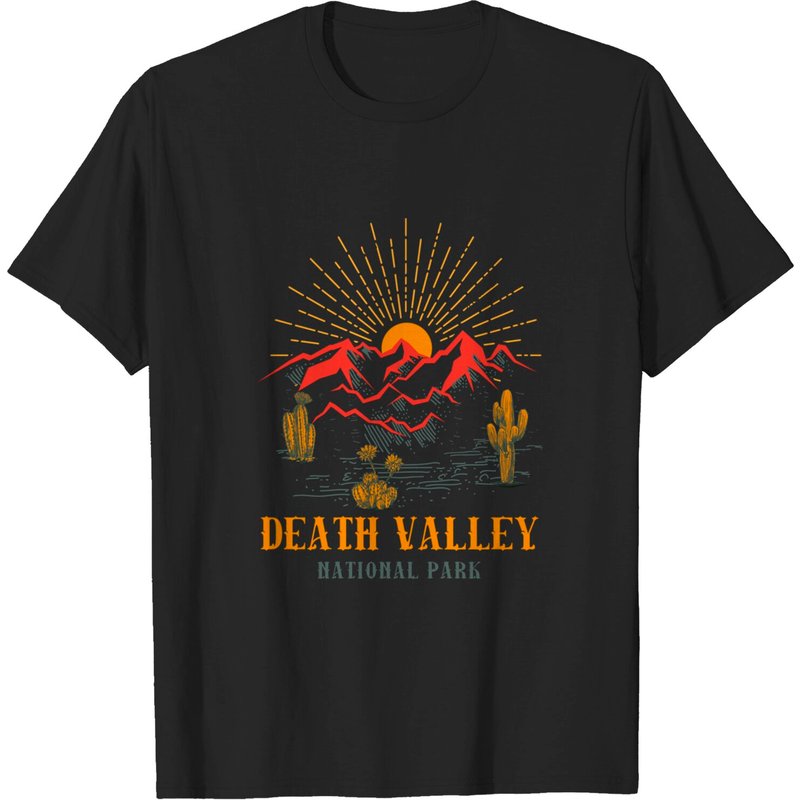 Death Valley National Park Novelty Graphic Design T-shirt — T-shirts pour hommes