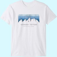 Grand Teton National Park Tshirt: Winter Edition