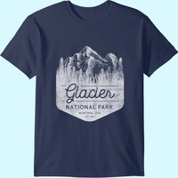 Family Vacation Design - Glacier National Park T-shirt