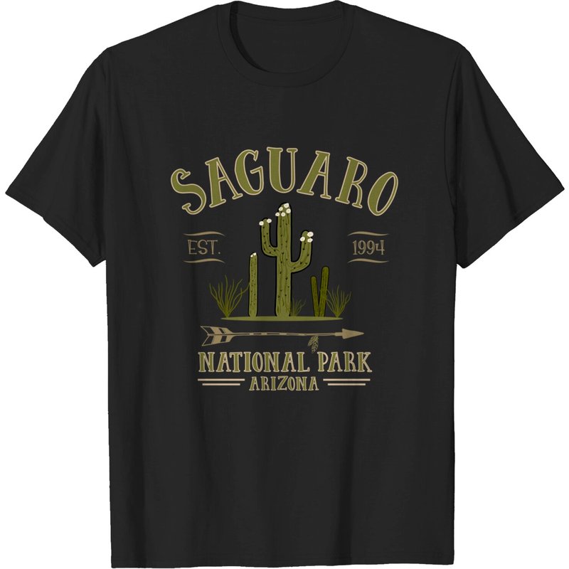Saguaro National Park Arizona Tourist Souvenir Gift T-shirt — T-shirts pour hommes
