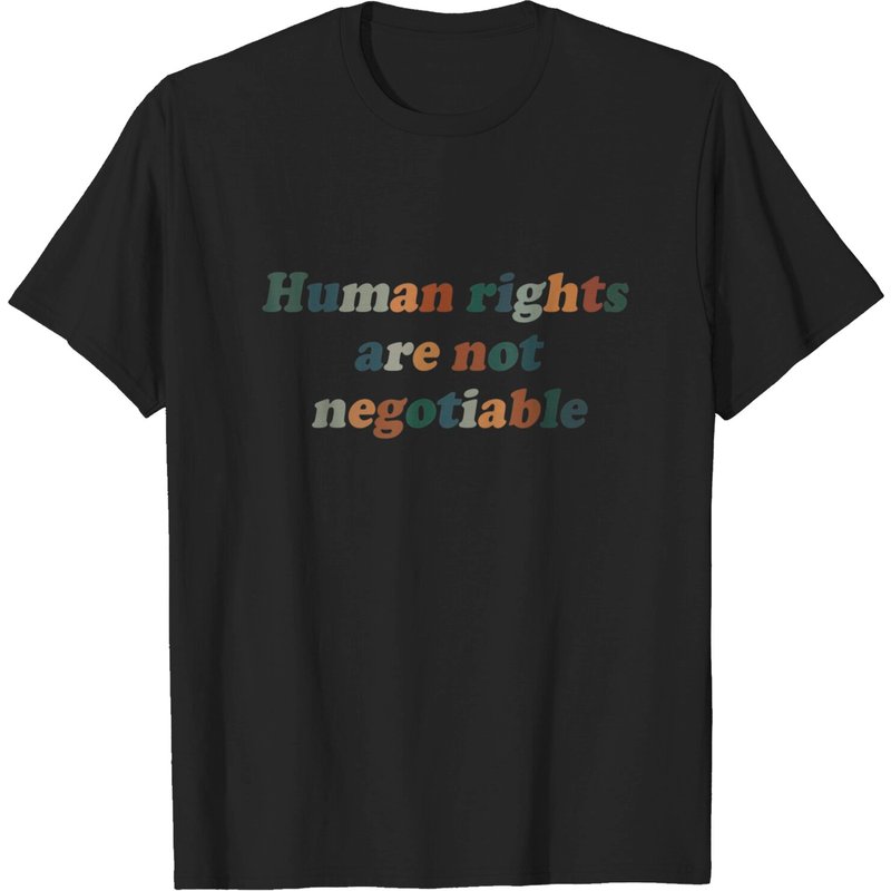Human Rights Are Not Negotiable Vintage T-shirt
