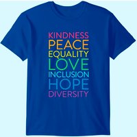 Peace Love Inclusion Equality Diversity Human Rights T-shirt — T-shirts pour hommes