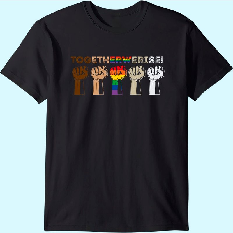 Together We Rise - Black Lives Matter T Shirt — T-shirts pour hommes