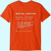 Social Justice Definition Shirt | Sjw, Liberal, Civil Rights T-shirt