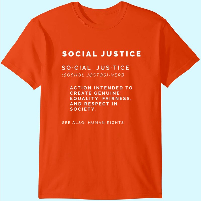 Social Justice Definition Shirt | Sjw, Liberal, Civil Rights T-shirt — T-shirts pour hommes