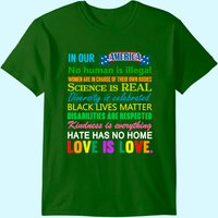 Science Is Real Black Lives Matter Shirt Gay Pride Kindness T-shirt