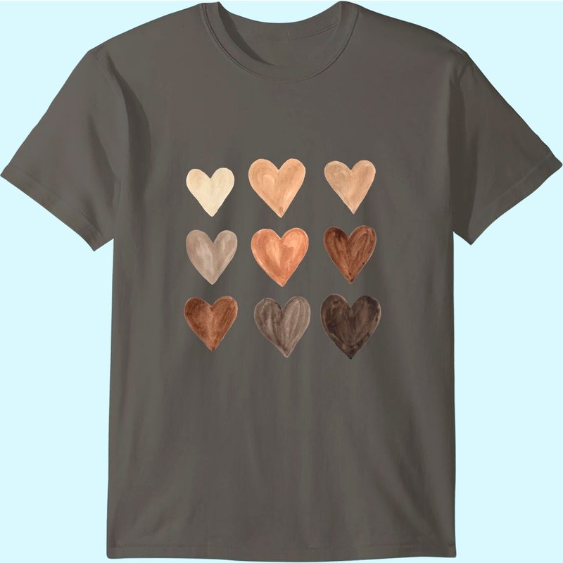 Melanin Hearts Social Justice Equality Unity Protest T-shirt — T-shirts pour hommes