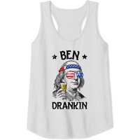 Ben Drankin 4th Of July Benjamin Franklin Men Women Usa Flag Tank Top